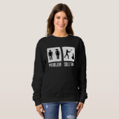 Lumberjack Problem Solution Wood Chop Ax Sweatshirt (Vorne ganz)