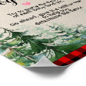 lumberjack Raten Sie das Baby-Food-Zeichen Poster (Ecke)