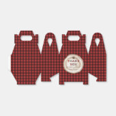 Lumberjack Red Black Buffalo Karierter Baumstumpf Geschenkschachtel (Ungefaltet)