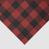 Lumberjack Red Buffalo Kariert Seidenpapier (Ausschnitt)