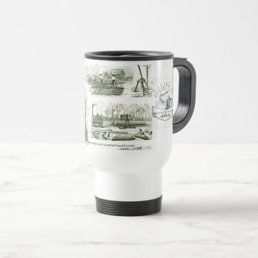 "LumberJack" Reisebecher (VorderseiteRechts)