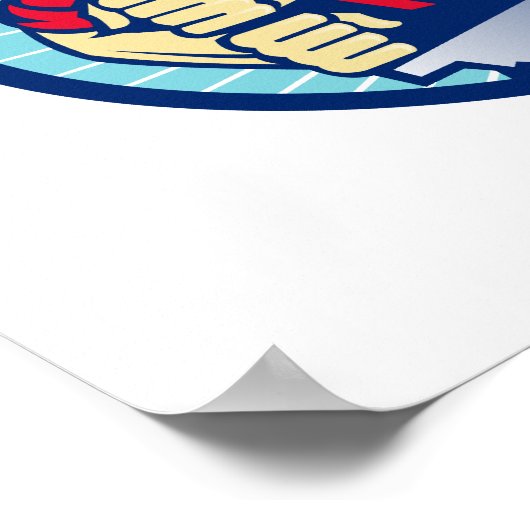 Lumberjack Sawyer Logger Holzschneider Retro Poster (Ecke)