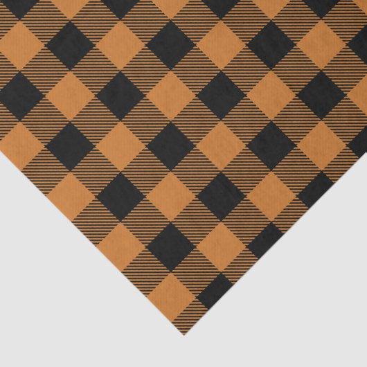 Lumberjack-Schachbrett Seidenpapier (Detail)