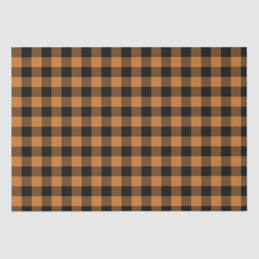 Lumberjack-Schachbrett Seidenpapier (Vorderseite)