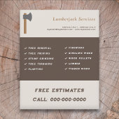Lumberjack Services Flyer