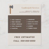 Lumberjack Services Flyer (Vorne)