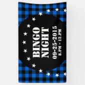 Lumberjack Style - blau Stoff + Ihre Ideen Banner (Vertikal)