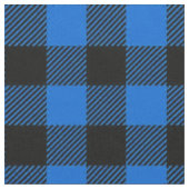 Lumberjack Style - blaues Stoff (Nahaufnahme)