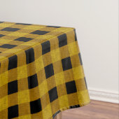Lumberjack Style - gelber Stoff + Ihre Ideen Tischdecke (Beispiel)