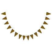 Lumberjack Style - gelber Stoff + Ihre Ideen Wimpelkette (Alle)