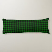 Lumberjack Style - grüner Stoff + Ihre Ideen Seitenschläferkissen (Rückseite)