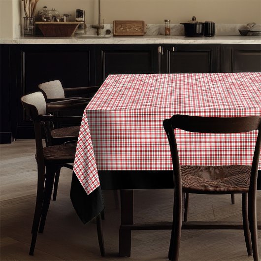 Lumberjack Style Tableclout Red Black Kariert Char Tischdecke