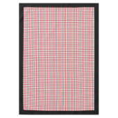 Lumberjack Style Tableclout Red Black Kariert Char Tischdecke (Vorderseite)
