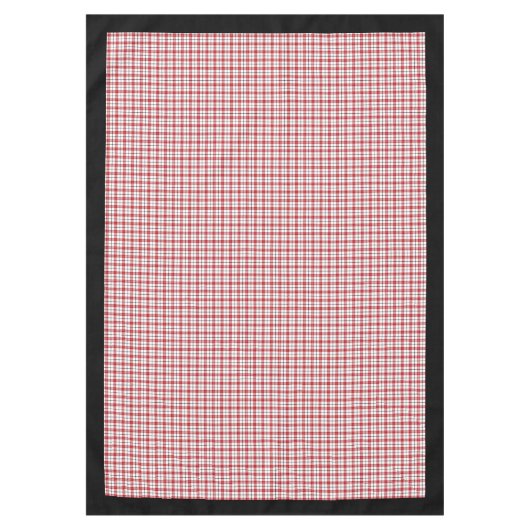 Lumberjack Style Tableclout Red Black Kariert Char Tischdecke (Vorderseite)