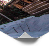 Lumberjack Sunset // Gritty Cabrio Sunset Poster (Ecke)