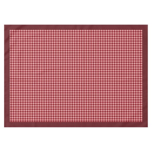 Lumberjack Tablecloth Rustikal Rote Tradition Tischdecke (Vorderseite (Horizontal))