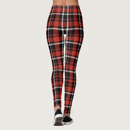 Lumberjack Tartan Pattern Leggings (Rückseite)