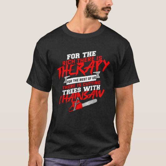 Lumberjack Tool Trunk Chainsaw Dangerous T Shirt (Vorderseite)