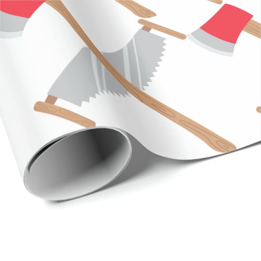 Lumberjack-Tools Geschenkpapier (Rolleneckpunkt)