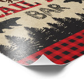 Lumberjack Trail Mix Bar Sign | 8x10 Print Fotodruck (Ecke)