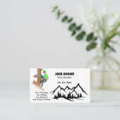 Lumberjack Tree Service Business Card Visitenkarte (Stehend Vorderseite)