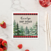 Lumberjack Wald Cocktail Papier Napkins Serviette (Beispiel)