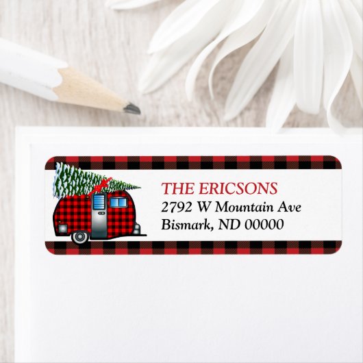 Lumberjack Weihnachtscamper Rücksendeadresse (Insitu)