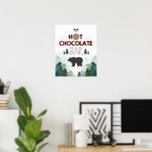 Lumberjack Wild One Forest Hot Chocolate Zeichen Poster (Heimbüro)