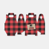 Lumberjack Wilderness Boys erster Geburtstag Geschenkschachtel (Ungefaltet)