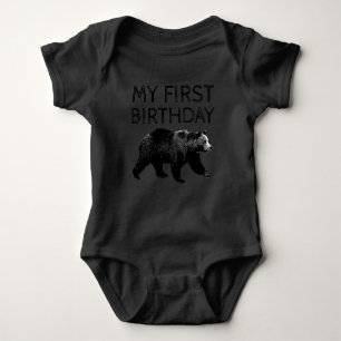 Lumberjack Woodland Bär Erster Geburtstag Shirts