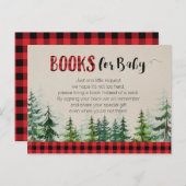 Lumberjack Woodland Forest Books for Baby Postkarte (Vorne/Hinten)