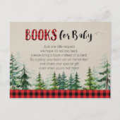 Lumberjack Woodland Forest Books for Baby Postkarte (Vorderseite)