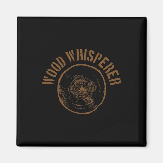 Lumberjack Woodworker Magnet (Vorne)