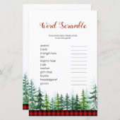 Lumberjack Word Scramble Game (Vorne/Hinten)