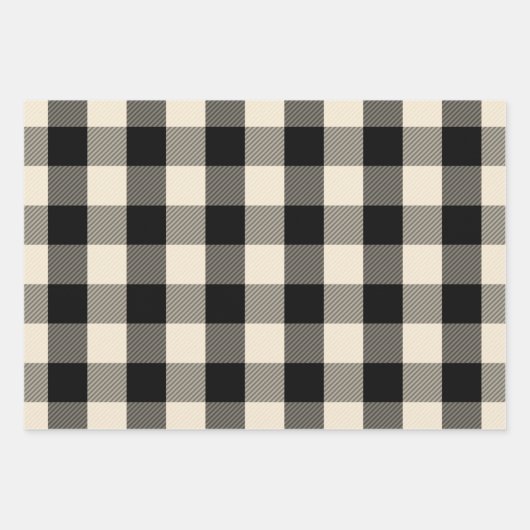 Lumberjack Wrapping Paper Flat Sheet Set 3 Geschenkpapier Set (Vorderseite 3)