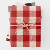 Lumberjack Wrapping Paper Flat Sheet Set 3 Geschenkpapier Set (Beispiel)