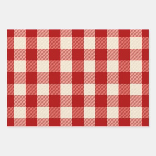 Lumberjack Wrapping Paper Flat Sheet Set 3 Geschenkpapier Set (Vorderseite)