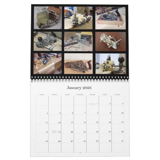 LumberJocks Handwerkzeug-Kalender 2016 Kalender (Jan 2026)