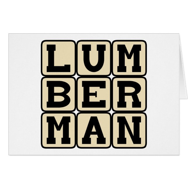 Lumberman, Holzfäller (Vorderseite (Horizontal))