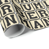 Lumberman, Holzfäller Geschenkpapier (Rolleneckpunkt)