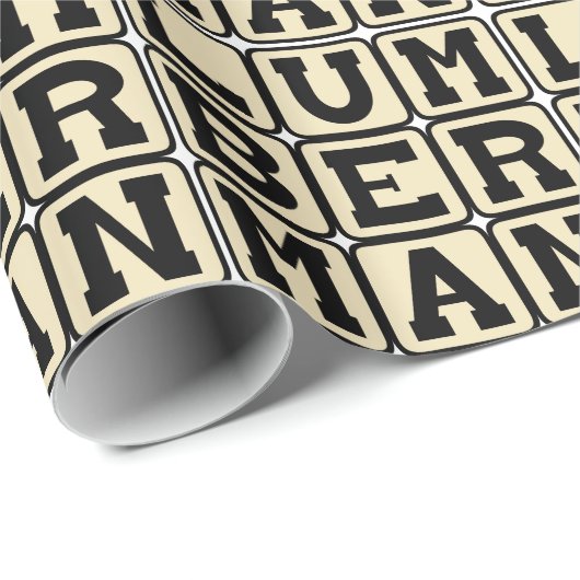 Lumberman, Holzfäller Geschenkpapier (Rolleneckpunkt)