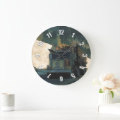 Lumbertragrohr Große Wanduhr (Zuhause)