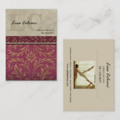 Lumiére berufliches kundenspezifisches Barock Visitenkarte (Vorne/Hinten)