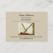 Lumiére berufliches kundenspezifisches Barock Visitenkarte (Rückseite)