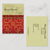 Lumiére berufliches kundenspezifisches Barock Visitenkarte (Vorne/Hinten)