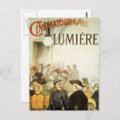 Lumière Brothers Cinema Poster Postkarte (Vorne/Hinten)