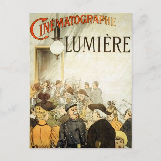 Lumière Brothers Cinema Poster Postkarte (Vorderseite)