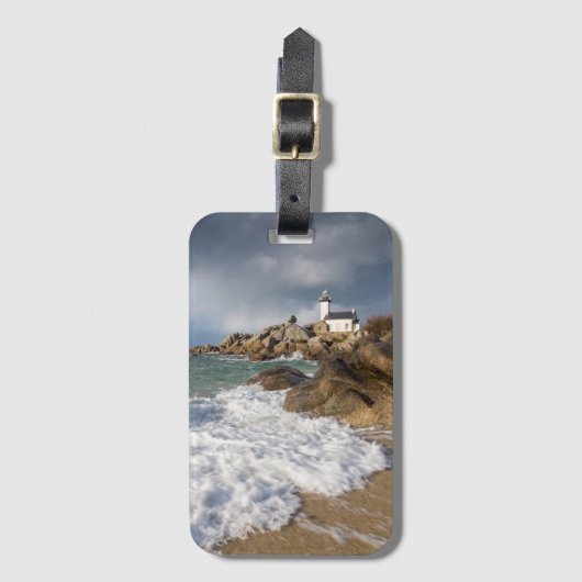 Lumière délicieuse dans le Finistère Nord Gepäckanhänger (Vorderseite Vertikal)