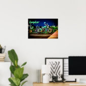 LumiLor Dragon Bike Poster (Heimbüro)