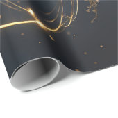Lumina Arbor – Golden Tree Gift Wrap Geschenkpapier (Rolleneckpunkt)
